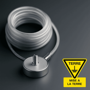 Cordon aimanté de mise à la terre élOvi